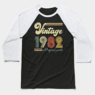 Vintage 1982 42nd Birthday Gift Men Women 42 Years Old Baseball T-Shirt